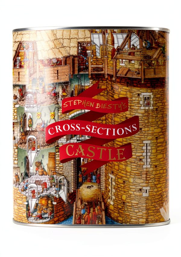 DK Stephen Biesty Cross-Sections Medieval History Book for Kids-0