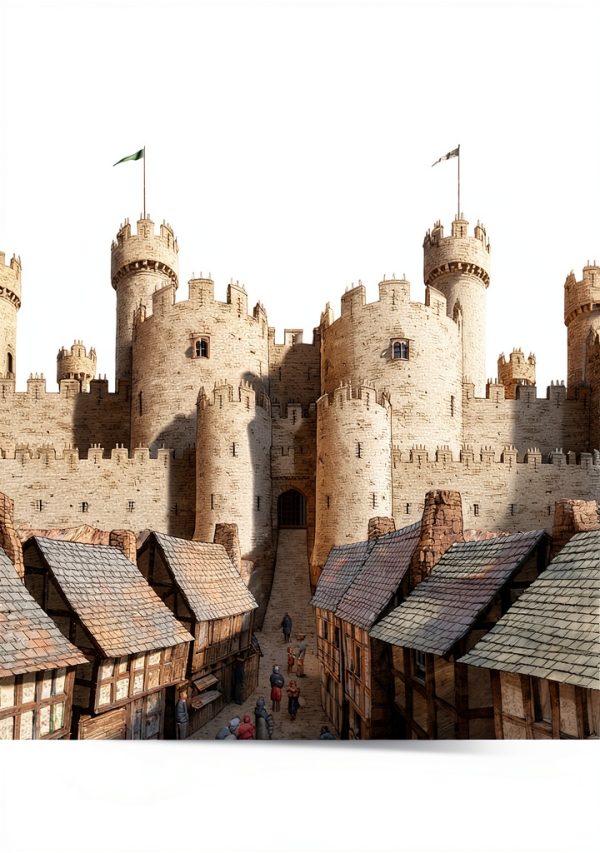 Medieval Castle Architecture for Kids by Clarion Books eBook-0