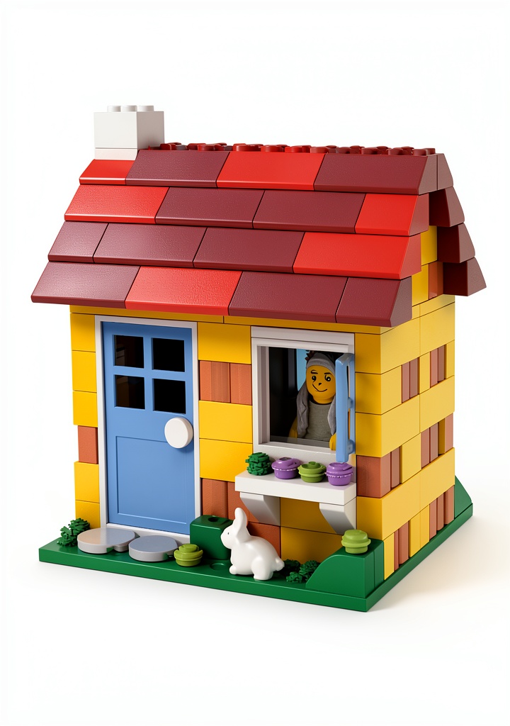 Unboxing How to Build LEGO Architecture Book Kids by DK Children 98‑Page Guide on a wooden desk