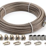 3/16 Stainless Steel Cable 25ft by hannger Marine Grade Wire Rope-0