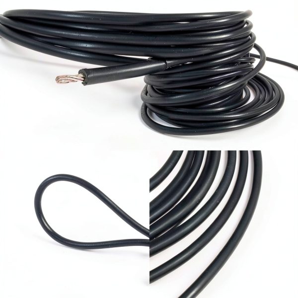 Vinyl Coated 304 Steel Rope WEWBABY 1 8in Black WB-GSS-01-3