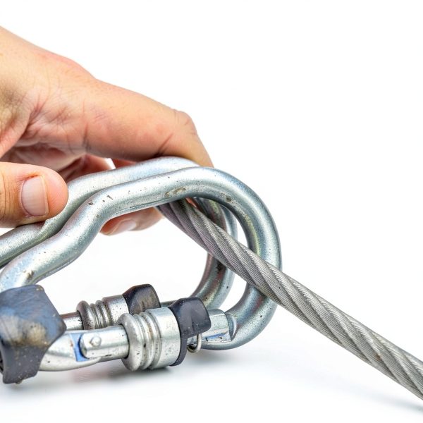1/4" Stainless Steel Cable, 100FT Wire Rope Aircraft Cable with Cable Clamps and Thimbles for Backyard Zipline, String Lights and Deck Railing, 6x37 Strands Construction-3