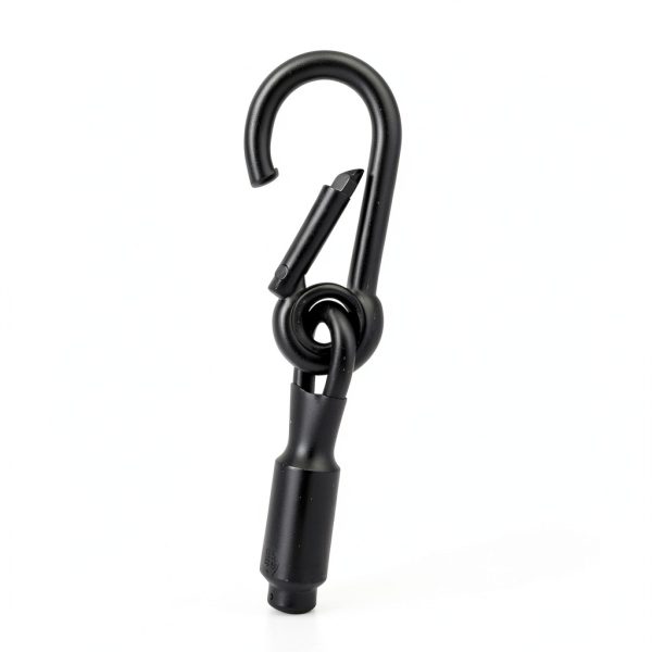 Vinyl coated steel wire rope 5/32" x 24" Carabiner Hook SDTC Tech-3