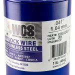 Lock Wire Stainless 1 lb Dispenser .041 in (1.04 mm) MC0410-1#D-0