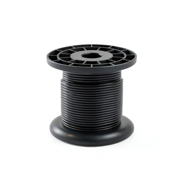 304 Stainless Steel Wire Rope Cable Flngr Black Vinyl Coated 100ft-4