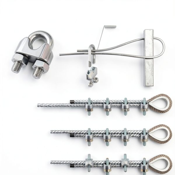 1/8 Wire Rope Kit Roxanned 30M Vinyl Coated Steel Cable Turnbuckles-4