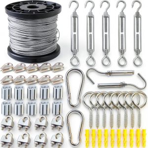 1/16 Inch 304 Stainless Steel Wire Rope Kit JJBoom Kit-0