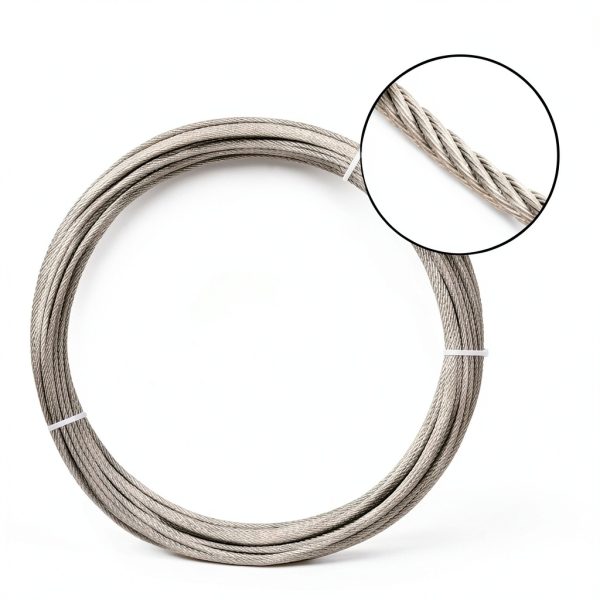 Stainless Steel Aircraft Cable Rope 1/16 inch Eowpower 33ft Grade-1