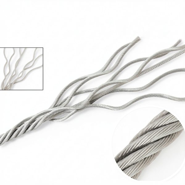 Wire Rope Kit 165FT 1/8" Vinyl Coated Stainless Steel by NOEAIKE-4