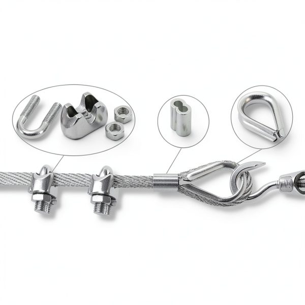 1/16 Inch 304 Stainless Steel Wire Rope Kit JJBoom Kit-3